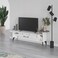Mourah Home Ada Tv Stand Up To 60 Inches With Storage - White/Light Mocha - 2 Years Warranty