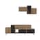 Mourah Home Home Hermes Tv Unit Up To 50 Inches With Starage - Brown/Black Marble - 2 Years Warranty