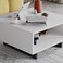 Mourah Home Hola Coffee Table - White/Dark Grey - 2 Years Warranty