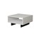 Mourah Home Hola Coffee Table - White/Dark Grey - 2 Years Warranty