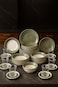 OZO 36-Pieces Luxury Turkish Porcelain Dinnerware &ndash; Complete Set for 6 Persons-1204