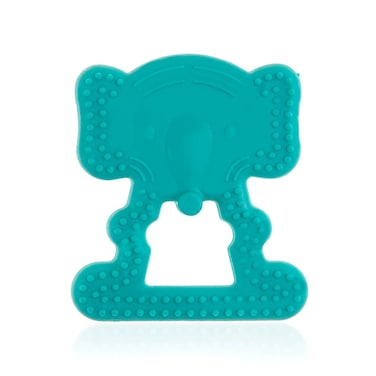 قفازات بيبي جيم لتسنين الأطفال على شكل فيل للأطفال من عمر 3 أشهر فما فوق - أخضر