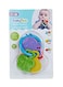 Babyjem Soft Plush Teething Toy With Silicone Teether And Rattle For Infants - BPA-Free And Phthalate-Free Baby Teething Toy For Soothing Sore Gums And Motor Skills Development