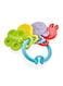 Babyjem Soft Plush Teething Toy With Silicone Teether And Rattle For Infants - BPA-Free And Phthalate-Free Baby Teething Toy For Soothing Sore Gums And Motor Skills Development