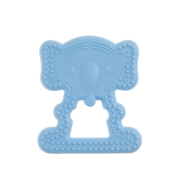 Babyjem Baby Teethering Elephant Gloves For 3+ Month - Blue