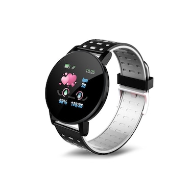 Moodix WE23K18B Smart Watch Compatible w/iPhone &amp; Android, Essential Health and Fitness Companion w/Advanced Tracking, Sleep Analysis &amp; Heart Rate, Smartwatch for Women &amp; Men, Black-Grey