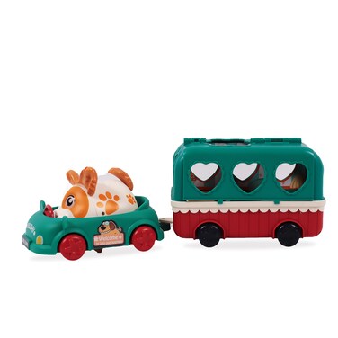 Ogi Mogi Toys Voice Controlled Dog, Car and Snack Cart Set, Kids Pretend Play Sets, Dog Grooming Kit, Preschool Imagination Play for Boys and Girls, Unique Gifts for Children Aged 2 and Up