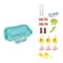 Ogi Mogi Toys Water Circulating Fishing Game with Battery, Preschool Kids Pretend Play Fishing Board Game with Music, Go Fishing Game for Boys and Girls, Gifts for Children Aged 3 and Up