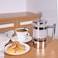 Any Morning French Press Coffee and Tea Maker with Triple Stainless Steel Filters, Borosilicate Glass Tea Press, 3 Level Filtration System, Portable, Easy to Clean, 20 oz