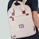 Biggdesign Cats Laptop Backpack for Women, Waterproof Work Bag with Laptop Compartment, Travel Backpack with Luggage Sleeve, School Computer Backpack, 15 Inch Laptop and Notebook, Anti-Theft, White