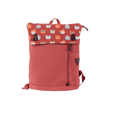 Biggdesign Dogs Vintage Laptop Backpack for Women, Waterproof Work Bag with Laptop Compartment, Travel Backpack, School Computer Backpack, 15 inch Laptop and Notebook, Anti Theft, Pink