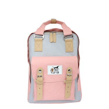 Biggdesign Cats Laptop Backpack for Women, Water Resistant Work Bag with Laptop Compartment, Travel Backpack with USB Charging Port, 14 Inch Laptop and Notebook, Anti Theft, 10 L, Pink
