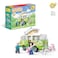 Ogi Mogi Toys Educational Building Blocks &ndash; Green Camping Van with Light, 304 Pieces, 2 Figurines &amp; Mini Bike &ndash; Fun DIY Toy for Kids, Light-Up Van for Pretend Play &amp; Building Fun