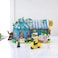 Ogi Mogi Toys Educational Building Blocks &ndash; Coffee House Playset (642 Pieces)   DIY Toy Caf&eacute; with 3 Figurines, Furniture, Bedroom &amp; Accessories   Pretend Play STEM Building Kit for Kids