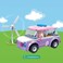 Ogi Mogi Toys Educational Building Blocks &ndash; Girl Car Toy Set (136 Pieces)   Fun DIY Vehicle with 2 Figurines, Decorative Stickers &amp; Flower Wind Turbine   Pretend Play STEM Toy for Kids