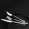 Serenk Paris Model Stainless Steel Cutlery Set, 18-Piece Spoons and Forks Set, Durable Spoons and Forks Set, Stainless Steel for Everyday Use, Elegant Cutlery for Kitchen and Dining