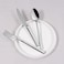 Serenk Paris Model Stainless Steel Cutlery Set, 18-Piece Spoons and Forks Set, Durable Spoons and Forks Set, Stainless Steel for Everyday Use, Elegant Cutlery for Kitchen and Dining