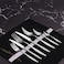 Serenk Milan 42-Piece 18/10 Stainless Steel Cutlery Set &ndash; Polished and Durable Flatware for Elegant Dining Experience