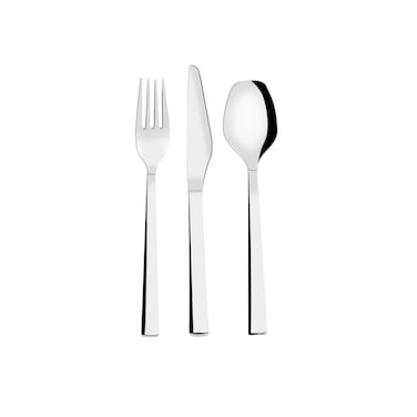 Serenk New York 18-Piece 18/10 Stainless Steel Cutlery Set &ndash; Polished and Durable Flatware for Modern Dining