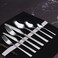 Serenk New York 42-Piece 18/10 Stainless Steel Cutlery Set &ndash; Sleek, Polished Flatware for Sophisticated Dining