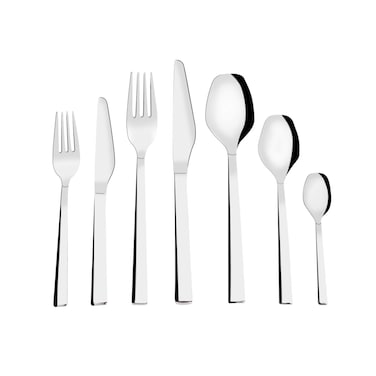 Serenk New York 42-Piece 18/10 Stainless Steel Cutlery Set &ndash; Sleek, Polished Flatware for Sophisticated Dining