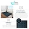 BiggHome Rug - 120*180 cm, Machine Washable, Durable, Modern Pattern for Living Room, SA25MK , 47.24 x 70.87 inches, 5.7 lbs