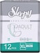 Sleepy Hypoallergenic 12 Adult Diapers, Size - x Large, Unisex Diapers for Sensitive Skin, Odour Control Diapers, Wetness Comfortable &amp; Adjustable, 120-160cm
