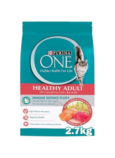 Purina One&reg; Healthy Adult with Salmon &amp; Tuna (1+ Years) 2.7KG
