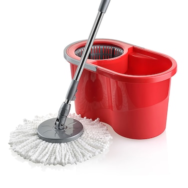 Alsaif Gallery Spin Mop Red And Grey 16 Litre