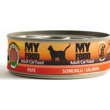 My Food Grain Free Adult Wet Cat Food With Salmon Pate - 100G