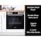General Gold Digital Built-in Electric Oven, 60cm, with LED Display, 10 Functions &amp; Air Fry, Stainless Steel &ndash; Made in Turkey