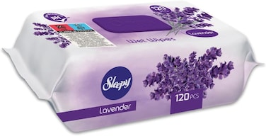 Sleepy Care Wet Wipes, Lavendar, 120 Sheets