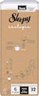 Sleepy Ecologic Pants Size 6, 32 Count, Eco-Friendly Hypoallergenic, Superior Absorbency, All-Natural Materials
