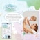 Sleepy Bio Natural Premium Size 4 Diapers, 100 Count, Baby Dry Taped Diapers, 7-14kg Hypoallergenic, Water Based, Almond Milk, Vegan, 100% Leakproof