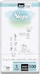 Sleepy Bio Natural Premium Size 5 Diapers, 100 Count, Baby Dry Taped Diapers, 11-18kg Hypoallergenic, Water Based, Almond Milk, Vegan, 100% Leakproof