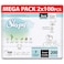 Sleepy Bio Natural Premium Size 7 Diapers ,200 Count, Baby Dry Taped Diapers, 20-30Kg Hypoallergenic, Water Based, Almond Milk, Vegan, 100% Leakproof