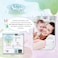 Sleepy Bio Natural Premium Size 2 Diapers, 100 Count, Baby Dry Taped Diapers, 3-6kg Hypoallergenic, Water Based, Almond Milk, Vegan, 100% Leakproof