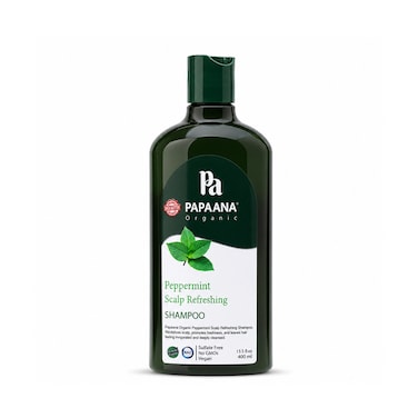 PAPAANA Organic Peppermint Scalp Refreshing Shampoo 400ml