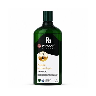 PAPAANA Organic Keratin Smooth & Repair Shampoo 400ml