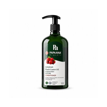 PAPAANA Organic Jamaican Black Castor Oil Strengthen Restore Conditioner 400ml