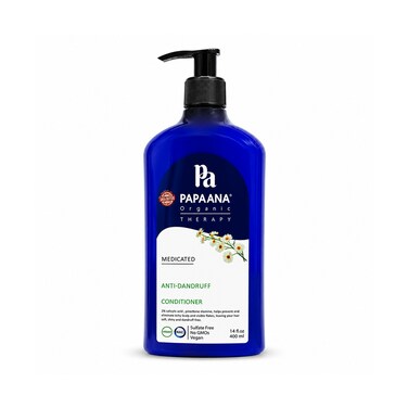 PAPAANA Organic Therapy Medicated Anti-Dandruff Conditioner 400ml