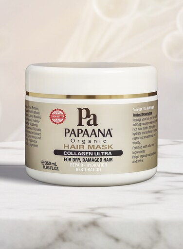 Collagen Ultra Hair Mask with Shea Butter &ndash; 350ml, Revitalizing Treatment for Youthful, Strong &amp; Silky Hair with Shea Butter