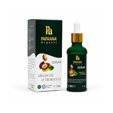 PAPAANA Organic Argan Oil of Morocco Hair Serum 50ml