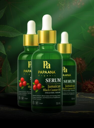 Jamaican Black Castor Oil Hair Serum &ndash; 50ml, Strengthens &amp; Revitalizes Damaged Hair for Healthy Growth