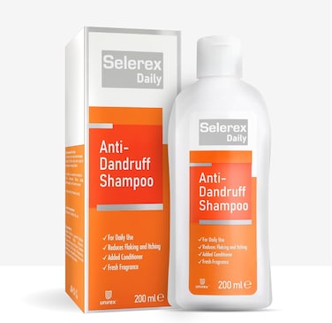 Selerex Daily Anti- Dandruff Shampoo 200ml With Selenium Sulfide 1% W/V