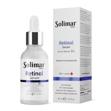 سيروم الريتينول من سوليمار باريس 30 مل   يقشر بشرتك   يزيد من إنتاج الكولاجين   يقلل من الخطوط الدقيقة والتجاعيد   يفتح المسام