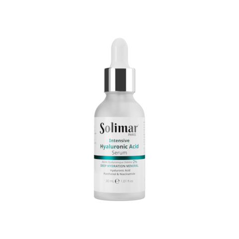 Solimar Paris Intensive Hyaluronic Acid Serum 30ml   Hydration, reducing wrinkles, and speeding up wound healing, for All Skin Types
