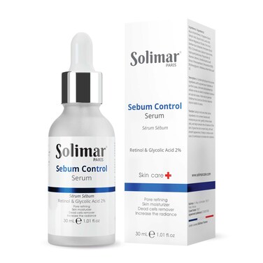 Solimar Paris Sebum Control Serum 30ml   Complete Solution to manger mild to moderate acne and balance Sebum production