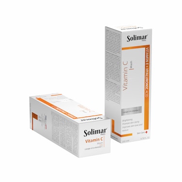 Solimar Paris Vitamin C Wash 200ml   Antioxidant Face wash for Hyper pigmented &amp; Dull Skin   Brighten Your Skin