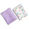 Milk&amp;Moo Friends Baby Swaddle Blanket, Oeko Tex Certified 100%Cotton, Muslin Swaddle Blankets, Ultra Soft, Breathable, Lightweight, Set of 2 Muslin Blanket for Boys and Girls
